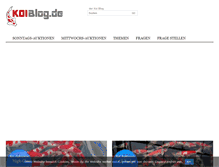 Tablet Screenshot of koiblog.de